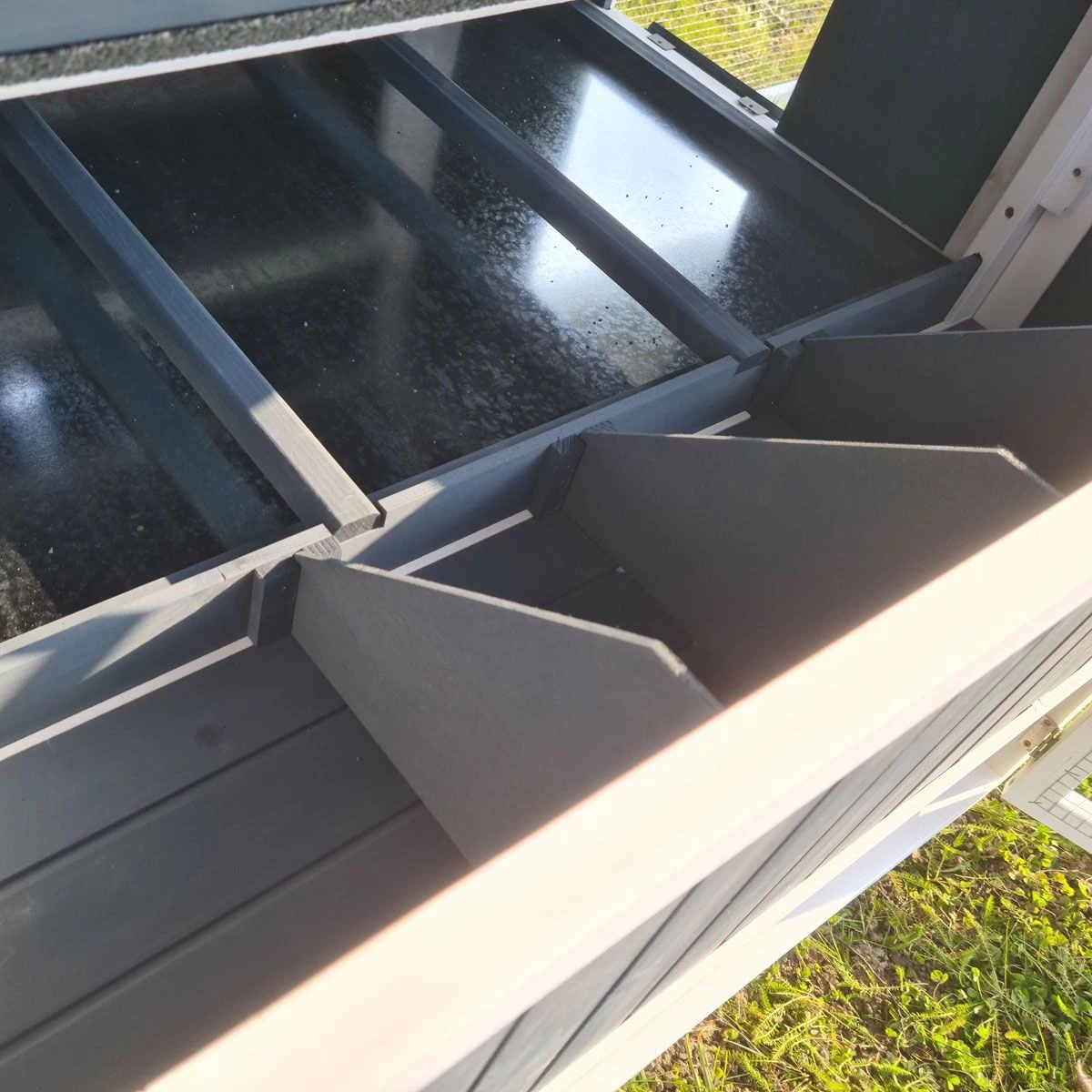 Poulailler Deluxe Bleu Toit Shingle Gris Jusqu’à 12 Poules 16 Poulailler Deluxe Bleu Toit Shingle Gris Jusqu’à 12 Poules – Image 14