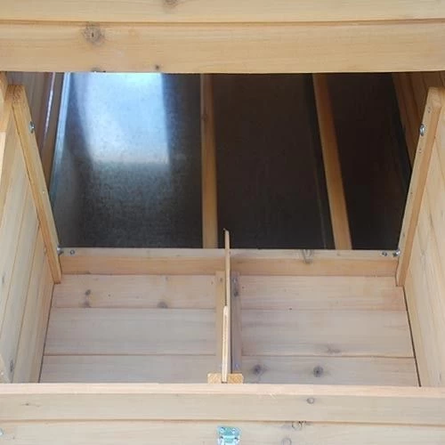 Poulailler Barbu M Toit Bois Ouvrant Jusqu’à 8 Poules 8 Poulailler Barbu M Toit Bois Ouvrant Jusqu’à 8 Poules – Image 6