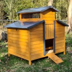 Poulailler Farmer XL Toit Tôle Jusqu’à 10 Poules Bois FSC