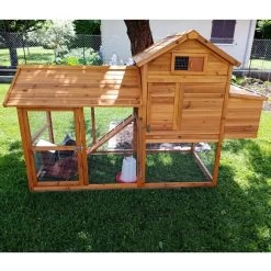 Poulailler Bréda L Toit Bois Jusqu’à 6 Poules