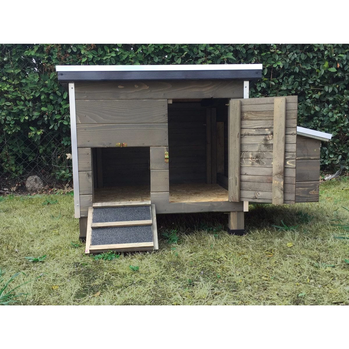 Poulailler Houdan L Toit Shingle Noir 2 Poules Bois écologique FSC 3 Poulailler Houdan L Toit Shingle Noir 2 Poules Bois écologique FSC