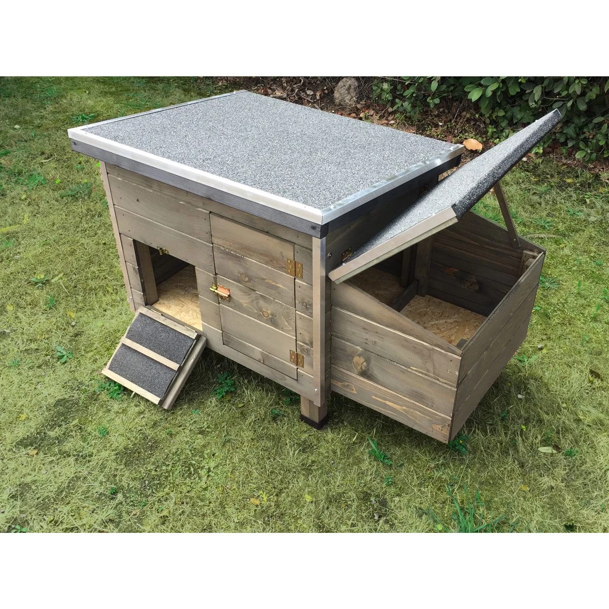 Poulailler Houdan L Toit Shingle Noir 2 Poules Bois écologique FSC 5 Poulailler Houdan L Toit Shingle Noir 2 Poules Bois écologique FSC – Image 3