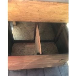 Poulailler Houdan XL Toit Shingle Noir 6 Poules Bois écologique FSC -Fournitures De Volaille poulailler houdan xl interieur pondoir