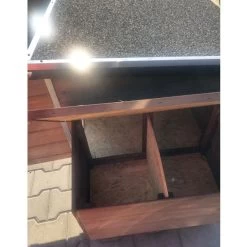 Poulailler Houdan XL Toit Shingle Noir 6 Poules Bois écologique FSC -Fournitures De Volaille poulailler houdan xl pondoir ouvert