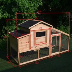 Poulailler Soie Toit Shingle Et Polycarbonate Jusqu’à 6 Poules -Fournitures De Volaille poulailler java avec enclos et toit renforce dimensions