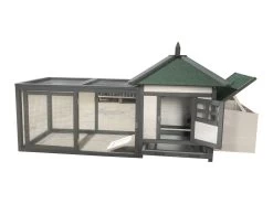 Liquidation - Poulailler Nankin Toit Shingle 2 à 4 Poules Bois FSC -Fournitures De Volaille poulailler nankin 4 6 poules cote 1