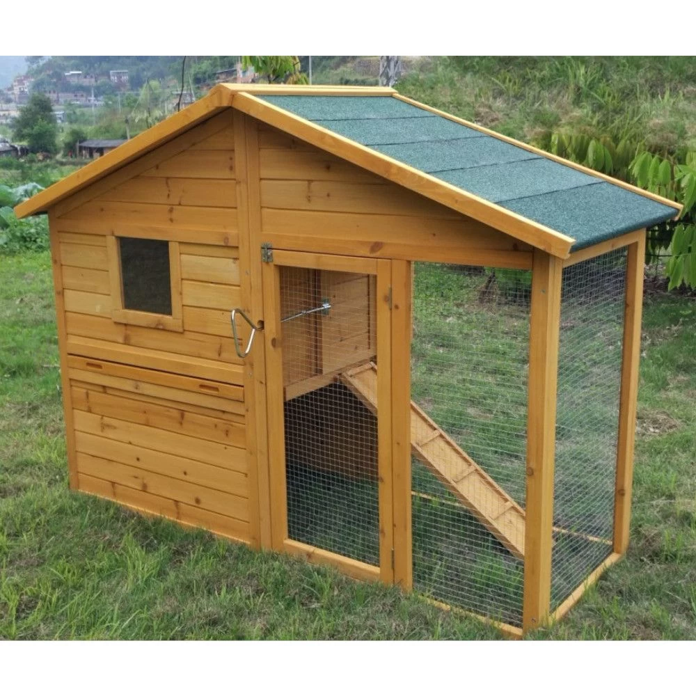 Poulailler Orava Toit Shingle Ouvrant Jusqu’à 4 Poules Avec Bâche De Protection Pluie Et Vent 5 Poulailler Orava Toit Shingle Ouvrant Jusqu’à 4 Poules Avec Bâche De Protection Pluie Et Vent – Image 3