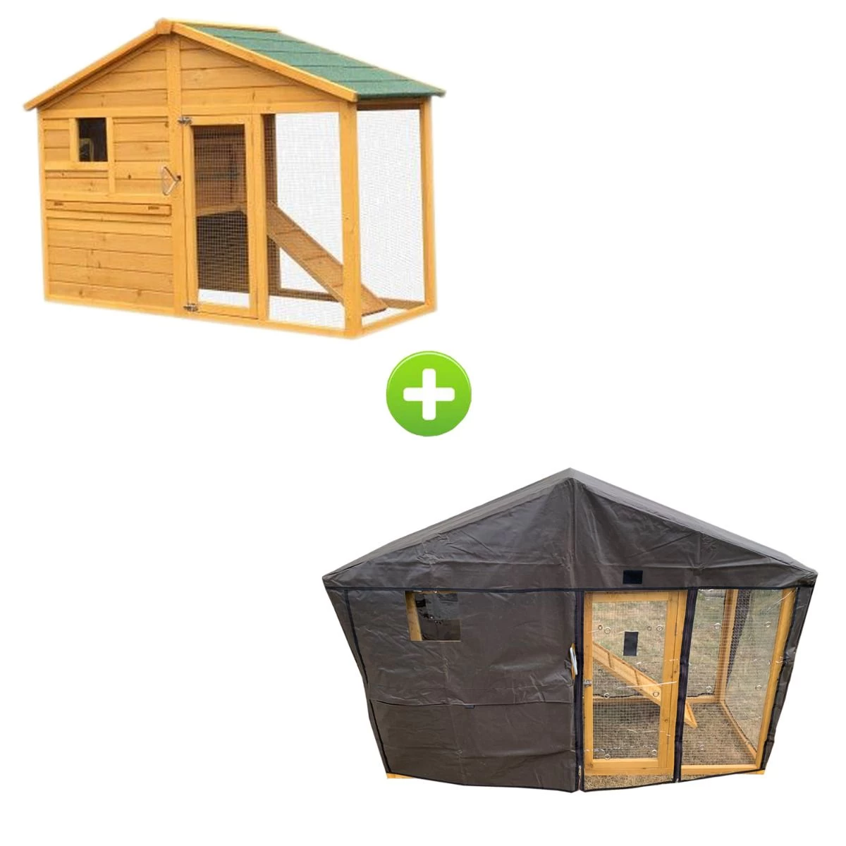 Poulailler Orava Toit Shingle Ouvrant Jusqu’à 4 Poules Avec Bâche De Protection Pluie Et Vent 3 Poulailler Orava Toit Shingle Ouvrant Jusqu’à 4 Poules Avec Bâche De Protection Pluie Et Vent