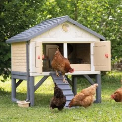 Poulailler Made In Jura En Plastique Jusqu’à 5 Poules - Smoby