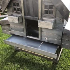 Poulailler Suisse Toit Tôle 8 à 10 Poules Bois Epicéa -Fournitures De Volaille poulailler suisse 8 10 poules bois fsc tiroir