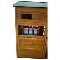 Poulailler Gournay Toit Shingle Jusqu’à 12 Poules -Fournitures De Volaille poulailler gournay 10 a 12 poules toit shingle vue cote