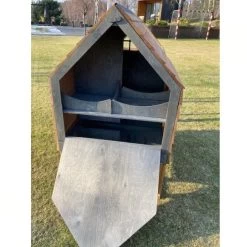 Poulailler Rhode Island Bois FSC 4 à 6 Poules -Fournitures De Volaille poulailler rhode island bois fsc vue interieur