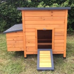 Poulailler Sussex L Toit Shingle Noir Ouvrant 4 à 6 Poules Bois FSC -Fournitures De Volaille poulailler sussex face avant 1