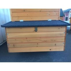 Poulailler Sussex L Toit Shingle Noir Ouvrant 4 à 6 Poules Bois FSC -Fournitures De Volaille poulailler sussex vue pondoir 1