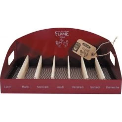 Range-œufs En Métal Couleur Grenat - Zolux 6 Range-œufs En Métal Couleur Grenat - Zolux -Fournitures De Volaille rangeg 2