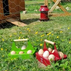 Porte Oeuf Metal Grenat - Zolux -Fournitures De Volaille recolte generuse poulettes la ferme ethique 1
