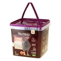 Mélange Poule Avec Mangeoire Intégrée Nutrisi Plumage 5Kg - Gasco