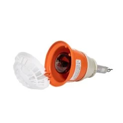 Support De Lampe Infrarouge éleveuse Poule Avec Régulateur De Puissance Aladino 5M - Novital -Fournitures De Volaille support lampe infrarouge refulateur aladino novital ouvert