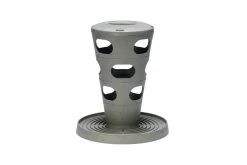 Mangeoire Tour Pour Poule Feed Tower Grise En Plastique Recyclé - Beeztees 9 Mangeoire Tour Pour Poule Feed Tower Grise En Plastique Recyclé - Beeztees -Fournitures De Volaille tour d alimentation pour poule beeztees vue 2