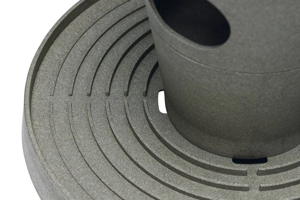 Mangeoire Tour Pour Poule Feed Tower Grise En Plastique Recyclé - Beeztees 6 Mangeoire Tour Pour Poule Feed Tower Grise En Plastique Recyclé - Beeztees – Image 4