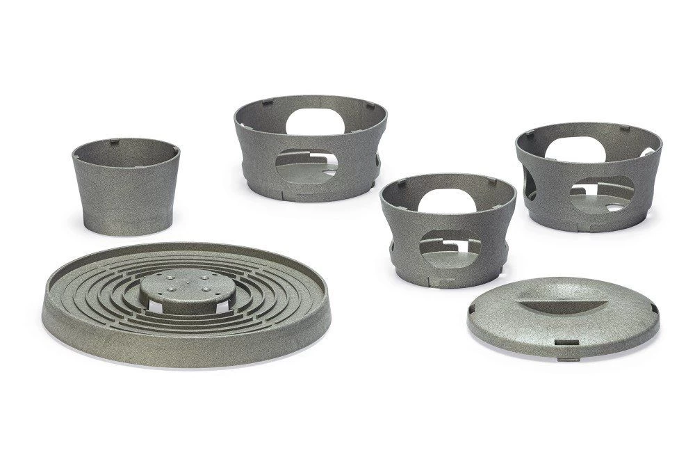 Mangeoire Tour Pour Poule Feed Tower Grise En Plastique Recyclé - Beeztees 8 Mangeoire Tour Pour Poule Feed Tower Grise En Plastique Recyclé - Beeztees – Image 6