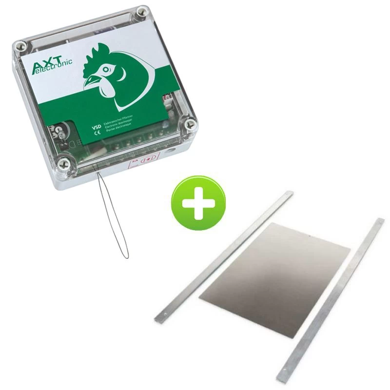 Portier électronique Poule AXT VSDB Et Trappe En Aluminium Taille Large 3 Portier électronique Poule AXT VSDB Et Trappe En Aluminium Taille Large