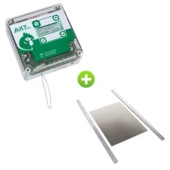 Portier électronique Poule AXT VSE Et Trappe En Aluminium Taille Large